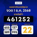 ตรวจหวยรัฐบาลวันที่